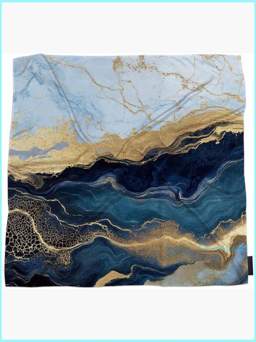 Large 35x35 Inch Silk Feel Square Scarf Soft Fashion Accessory Head Wrap